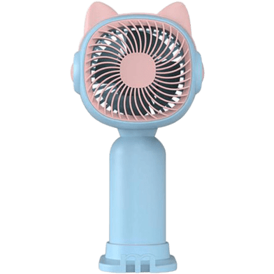 Cute Mini Hand-held Fan Portable Desk Fan Cooler Cooling USB Rechargeable Fan