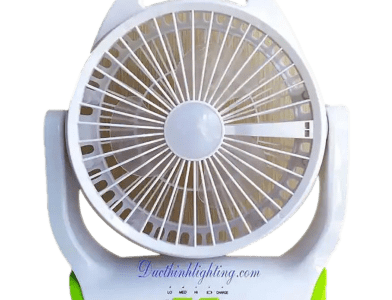 Joykaly YG-729 Rechargeable AC/DC 8 Inch Fan with LED Light