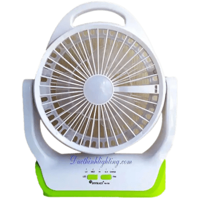 Joykaly YG-729 Rechargeable AC/DC 8 Inch Fan with LED Light
