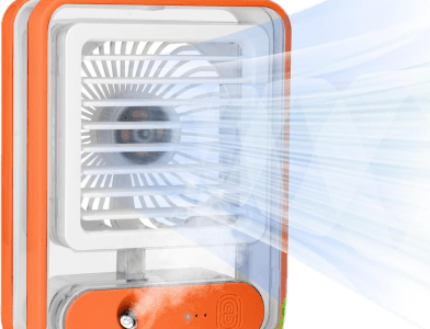 Portable Desktop Air Conditioner USB Mini Air Cooler Fan Water Cooling Fan with 3 Speed Spray Humidifier Purifier for Car Home