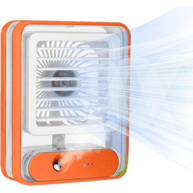 Portable Desktop Air Conditioner USB Mini Air Cooler Fan Water Cooling Fan with 3 Speed Spray Humidifier Purifier for Car Home
