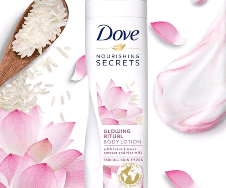Dove body lotion