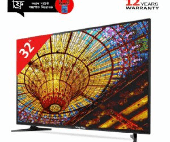 Sony Plus 32" LED ফ্রেমলেস অ্যান্ড্রয়েড টেলিভিশন