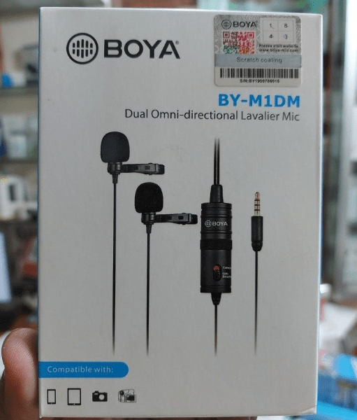 Boya BY-M1DM ডুয়াল মাইক্রোফোন
