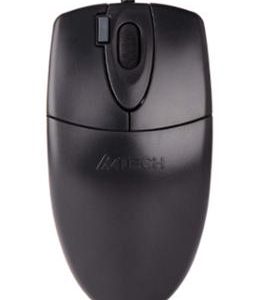 A4 Tech Wired Optical Mouse 2X Click, USB, Black (OP-620D)