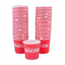 One-Time Disposable Plastic Paper Cup Glass - Convenient Pack Of 50 Pieces কফি কাপ