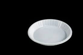 One Time Disposable Plastic Food Plate SS New Small Pvc - 20 pcs