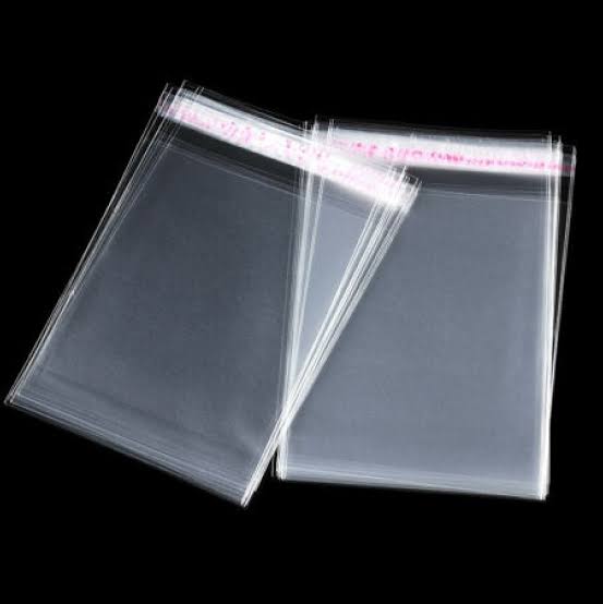 (5" x 7") 100 pcs Crystal Cellophane Poly for Packaging Material Print Label
