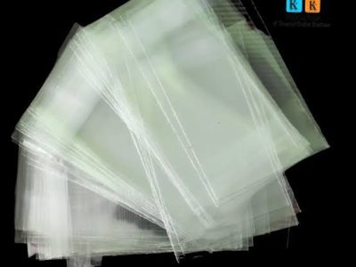 2.5" x 5"Crystal Cellophane Bundle of 50 Crystal Cellophane Poly for Packaging Material Print Label