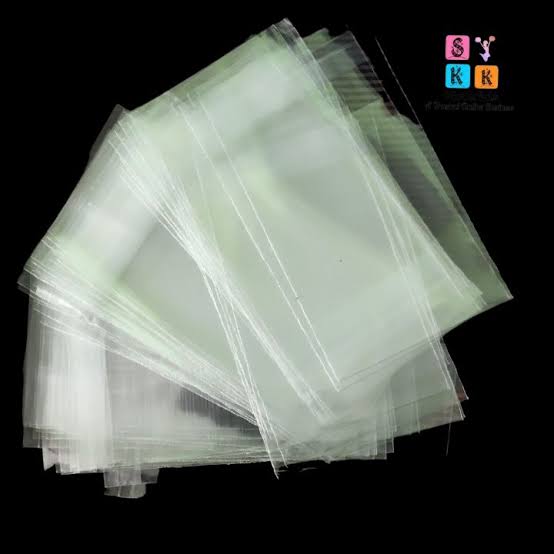 2.5" x 5"Crystal Cellophane Bundle of 50 Crystal Cellophane Poly for Packaging Material Print Label