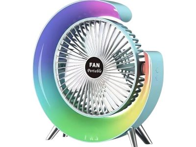 Colorful RGB Desk Fan