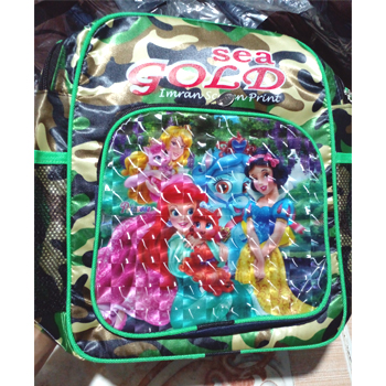 সি গোল্ড বার্বি ডল (School bag