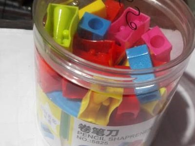 জেজে পেন্সিল কাটার 12pcs(shapner Box)