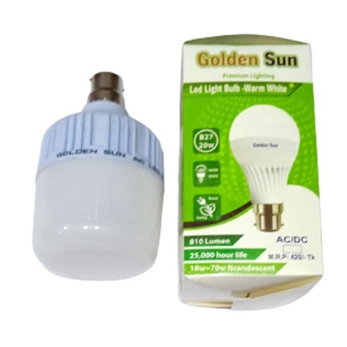 গোল্ডেন সান-20W 12pcs নন গ্যারান্টি (Led bulb)