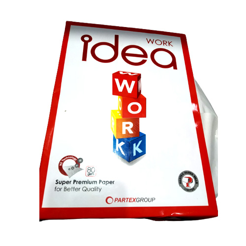 আইডিয়া এফোর কাগজ ৮০ জিএসএম ৫০০ পিস [idea A4 paper]