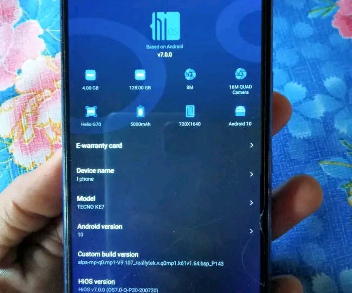 Tecno spark 6