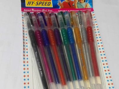 মনটেক্স হাই স্পিড গ্লিটার্ড পেন 10pcs(Glittered pen)