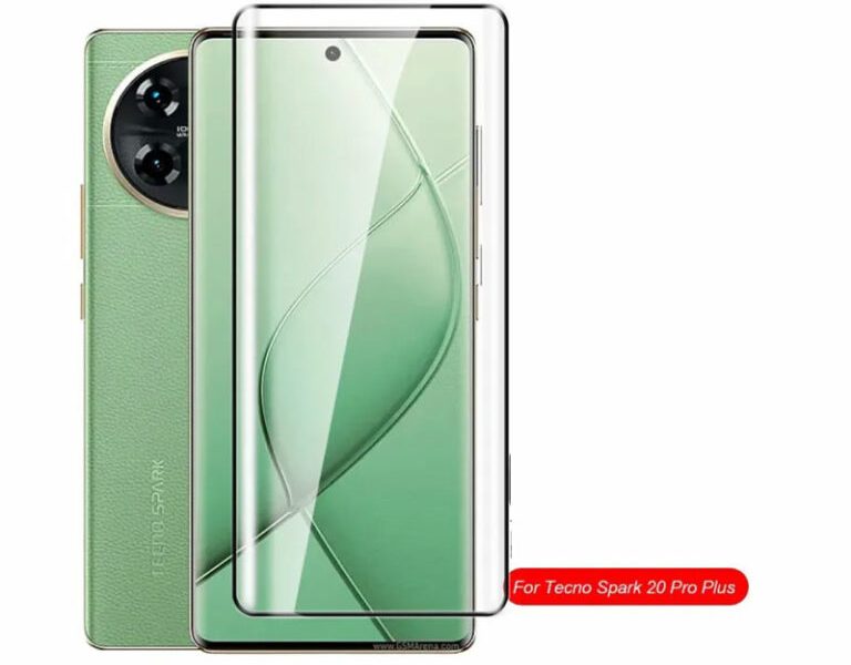 Tecno Spark 20 Pro Plus কার্ভড টেম্পারড গ্লাস স্ক্রিন প্রটেক্টর | Tecno Spark 20 Pro Plus Glass Screen Protector