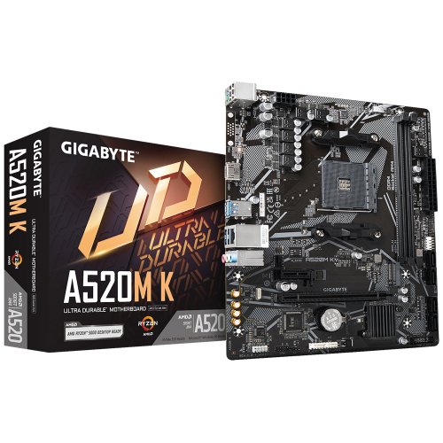 Gigabyte AMD Chipset A520M K AM4 Micro ATX Motherboard
