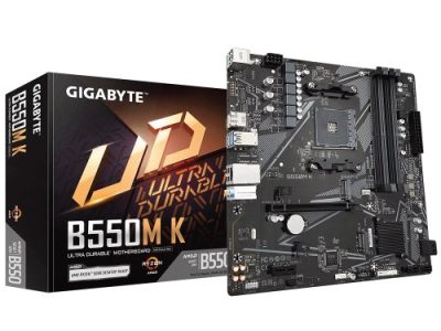 Gigabyte AMD Chipset B550M K AMD AM4 Micro ATX Motherboard