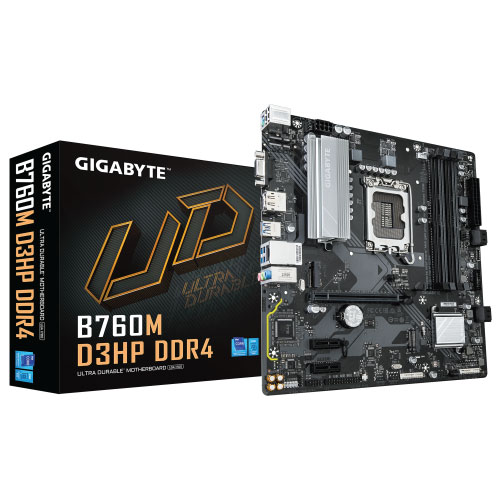 GIGABYTE INTEL B760M D3HP DDR4 ATX Motherboard