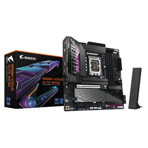 GIGABYTE INTEL B860M A ELITE WIFI6E LGA1851 Motherboard