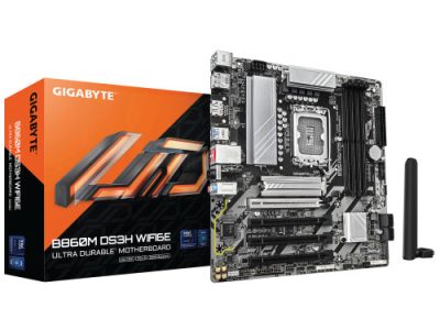 GIGABYTE INTEL B860M DS3H WIFI6E LGA1851 Motherboard