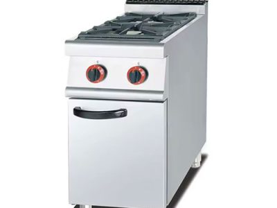 Gas 2 Burner Stove With Cabinet