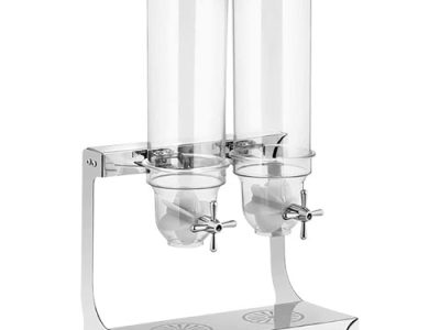 Double Tanks Dry Food Dispenser