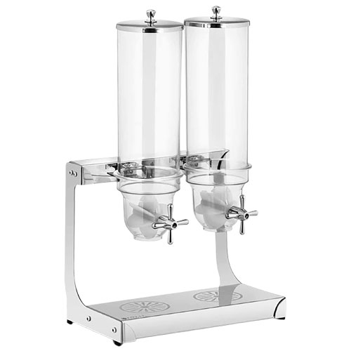 Double Tanks Dry Food Dispenser