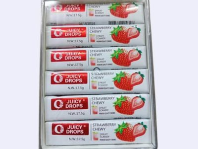 Juicy Drops strawberry Fruit candy