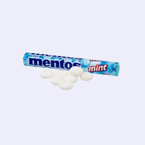 mentos mint roll