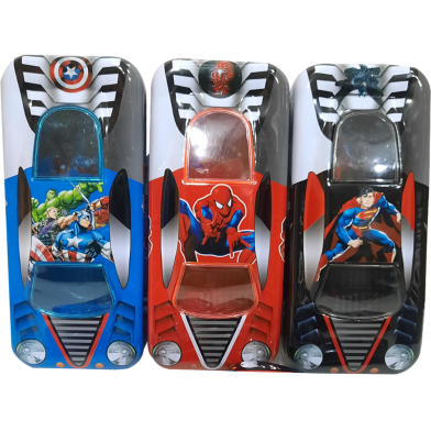 Metal Car Geometry Pencil Box for Kids