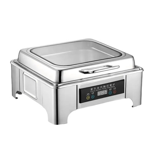 6L Square Type Buffet Food Warmer