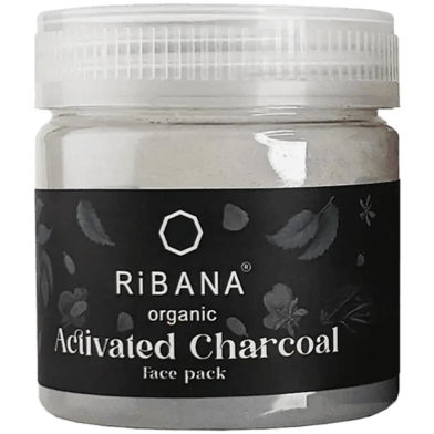 Ribana Activated Charcoal Face Pack - 50 gm