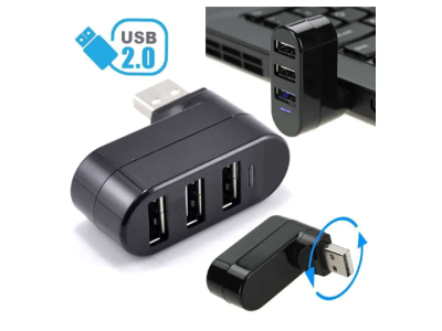 AR560 USB থ্রি-পোর্ট হাব 180 Degree Rotted