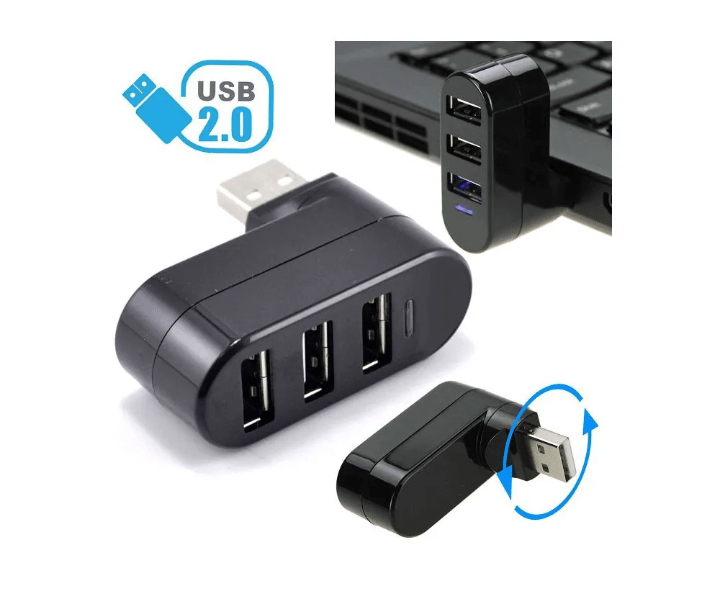 AR560 USB থ্রি-পোর্ট হাব 180 Degree Rotted