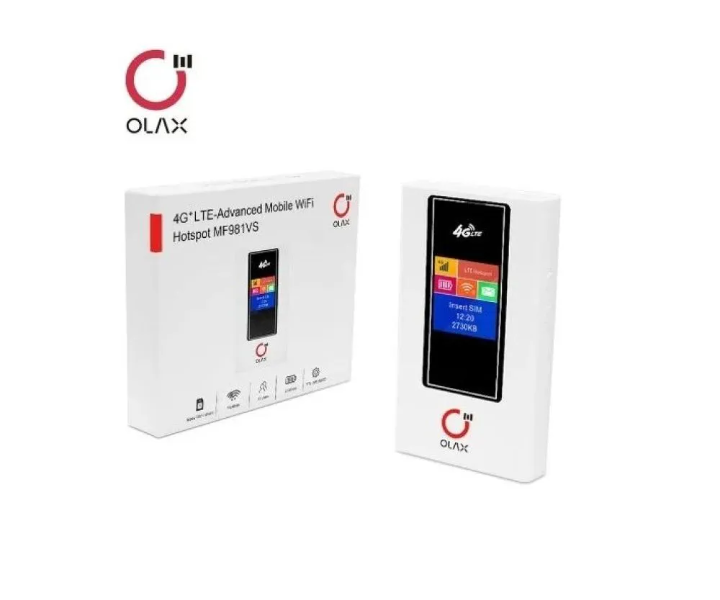OLAX MF981VS 4G+ LTE WiFi পকেট রাউটার উইথ 2100mAh Battery - Original