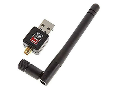 150Mbps Wireless USB WiFi এডাপ্টার নেটওয়ার্ক ল্যান কার্ড 802.11N - Black