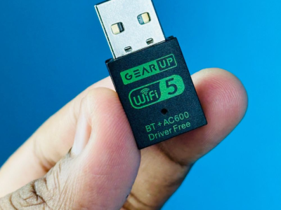 GearUP 600Mbps ডুয়াল ব্যান্ড WiFi + ব্লু-টুথ অ্যাডাপ্টর