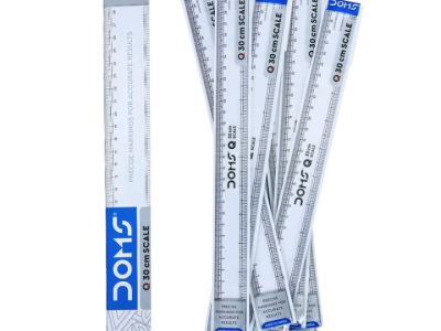 Doms 30cm transparent scale price in bd