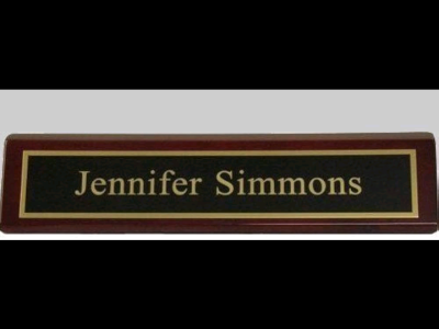 Customize name plates