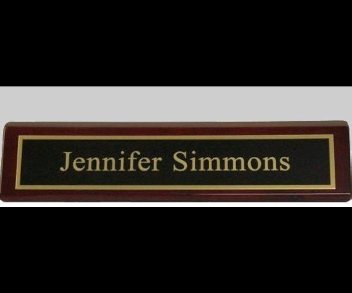 Customize name plates