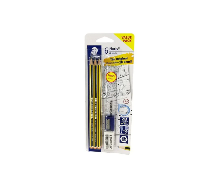 Staedtler 6 Noris 2B পেন্সিল ভ্যালু প্যাক