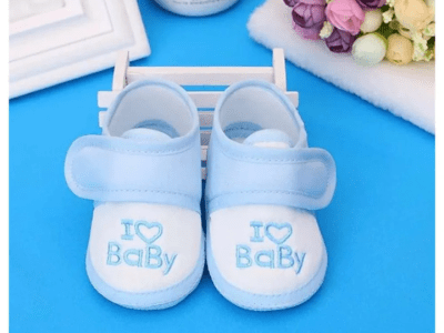 বেবি কটন সফট শু for (0-6 Months)-Multicolor