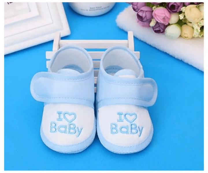 বেবি কটন সফট শু for (0-6 Months)-Multicolor