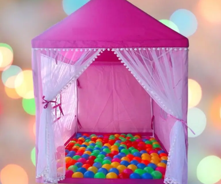 Baby Castle Tent House With Ball