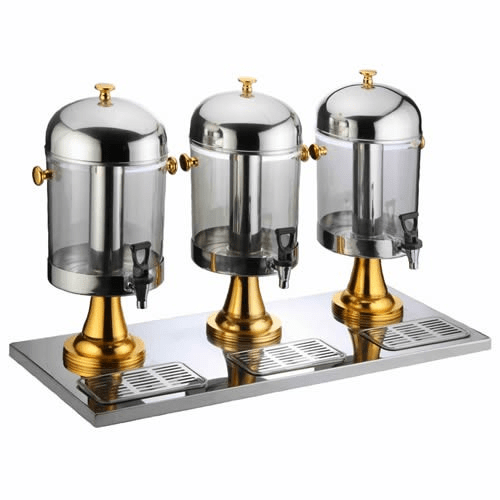 Three Tanks Buffet Juice Dispenser