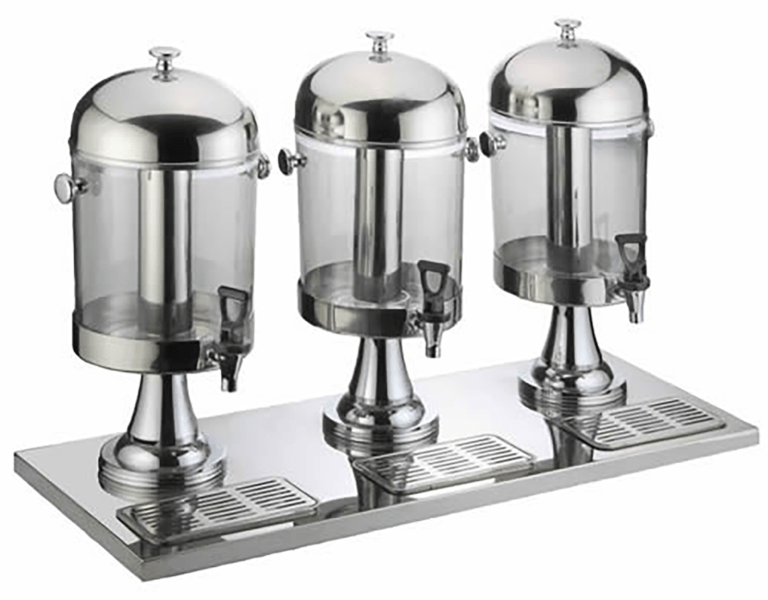 Three Tanks Buffet Juice Dispenser