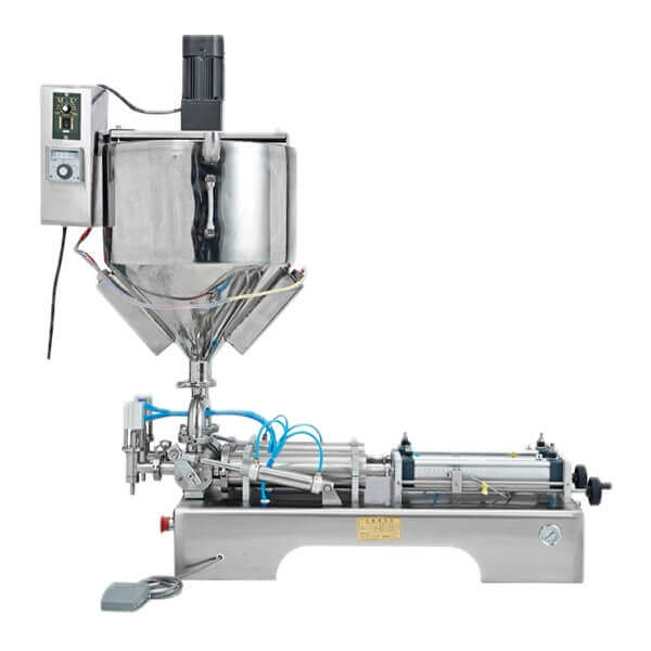Double Head Piston Filling with Heater and Mixer (100-100ml)